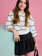 Swetry dla dziewczynek - Sinsay - Bluza w paski - wielobarwny - miniaturka - grafika 1