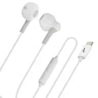 Słuchawki - Akashi USB-C Zestaw głośnomówiący 1,2 m  White - miniaturka - grafika 1