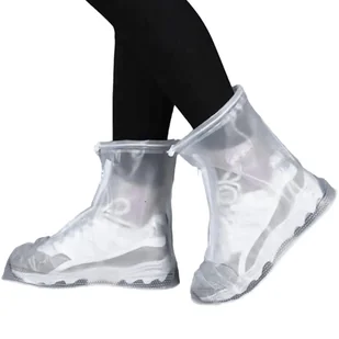 Wodoodporne ochraniacze na buty, wodoodporne ochraniacze przeciwdeszczowe, antypoślizgowe kalosze, ochraniacze na buty śnieżne do wspinaczki sportow.. - Pokrowce na ubrania - miniaturka - grafika 1