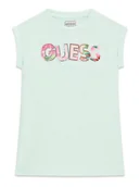 Sukienki i spódniczki dla dziewczynek - Guess Sukienka codzienna K6GK10 KAE24 Zielony jasny Regular Fit - miniaturka - grafika 1