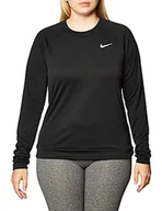 Swetry damskie - Nike Damski sweter Pacer Sweater czarny Czarny/czarny/odblaskowy srebrny. XL - miniaturka - grafika 1