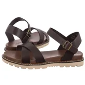 Sandały damskie - Sandały Brązowe 76196-52 (WO283-b) Wojas - miniaturka - grafika 1