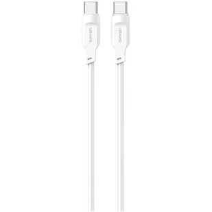 USAMS Kabel USB-C na USB-C PD Fast Charging 1,2m 100W Lithe Series biały/white SJ567USB02 (US-SJ567) - Kable - miniaturka - grafika 1