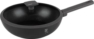 Patelnia Berlinger Haus WOK TYTANOWY Z POKRYWĄ 28cm BERLINGER HAUS BH-8124 ANTRACIT - Patelnie - miniaturka - grafika 1