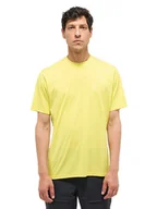 Koszulki sportowe męskie - Haglöfs Koszulka turystyczna "Ridge" w kolorze żółtym - miniaturka - grafika 1