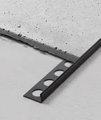 Listwy i profile - 270x2x1,05 cm SM - (czarny połysk) - stalowa listwa dekoracyjna J [GTU_08] - miniaturka - grafika 1