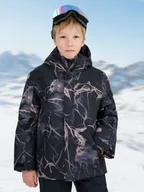 Kurtki i płaszcze dla chłopców - 4F Kurtka snowboardowa membrana 8000 chłopięca - multikolor 122 (6-7 lat) - miniaturka - grafika 1