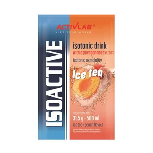 ACTIVLAB - Iso Active Ice Tea brzoskwinia 20 saszetek x 31,5 g - Napoje energetyczne i izotoniczne - miniaturka - grafika 1