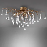Lampy sufitowe - Zuma Line Icicle 8090-11 plafon lampa sufitowa 4x40W G9 mosiądz - miniaturka - grafika 1