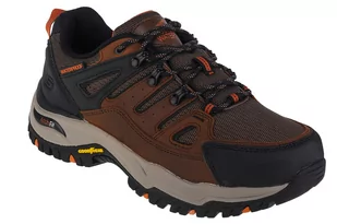 Skechers Męskie trampki 204630 CDB, ciemnobrązowa skóra/syntetyk i siatka, 8 UK - Trampki męskie - miniaturka - grafika 1