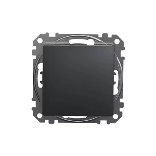 Łącznik krzyżowy Schneider Sedna Design SDD114107 czarny antracyt Design &amp; Elements - Wyłączniki światła i elektryczne - miniaturka - grafika 1