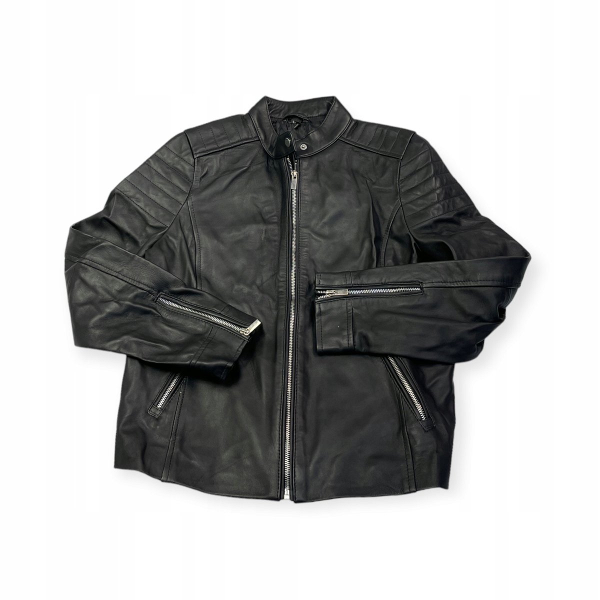 Skórzana kurtka damska ramoneska Real Leather L