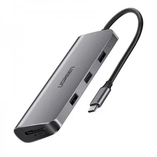 UGREEN Adapter hub 9w1 UGREEN USB-C do HDMI 4K, 3x USB 3.0, Typ-C PD, RJ45, SD, Micro SD, VGA UGR130 - Adaptery i przejściówki - miniaturka - grafika 6