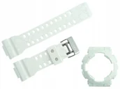 Akcesoria do zegarków - Pasek i bezel Casio GA-100 GA-110 GD-100 GA-120 biały - miniaturka - grafika 1