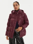 Kurtki damskie - Patrizia Pepe Kurtka zimowa 8O0143/A451-M511 Fioletowy Regular Fit - miniaturka - grafika 1