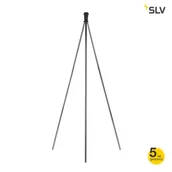 Oprawy, klosze i abażury - SLV FENDA E27 lampa stojąca chrom bez abażura 155492 - miniaturka - grafika 1