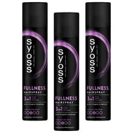 Kosmetyki do stylizacji włosów - Bardzo mocny spray do włosów 3x300ml Syoss - miniaturka - grafika 1