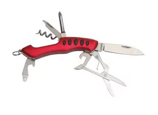 7-częściowy scyzoryk SMALL R., czerwony, srebrny - Scyzoryki - miniaturka - grafika 1