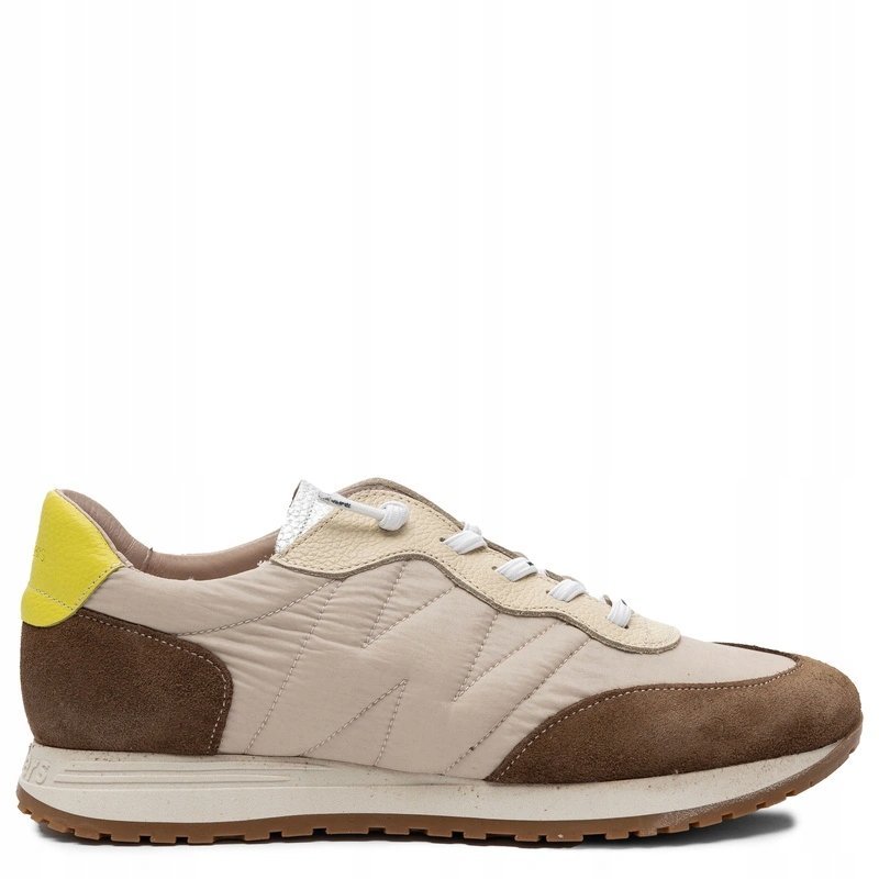 Wonders Skórzane Sneakersy Damskie Conac A-4802-CON-TAUPE r.40