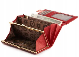 Zestaw prezentowy: duży, skórzany portfel damski, brelok i długopis — Peterson - Gadżety dla niej i dla niego Zestaw prezentowy: duży, skórzany portfel damski, brelok i długopis — Peterson - Gadżety dla niej i dla niego - miniaturka - grafika 6