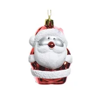 Ozdoby bożonarodzeniowe - Zawieszka plastikowa Mikołaj - miniaturka - grafika 1