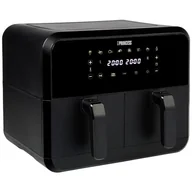 Frytkownice - Princess 01.182068.01.001 podwójna frytkownica 2400 W, funkcja gorącego powietrza, z wyświetlaczem, funkcją timera, Ant - miniaturka - grafika 1