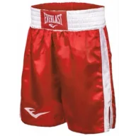 Spodnie sportowe męskie - Everlast Spodenki Bokserskie Boxing Competition Red - miniaturka - grafika 1