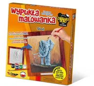 Zabawki kreatywne - Wypukła Malowanka Zoo Słoń - miniaturka - grafika 1