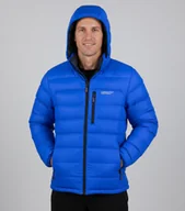 Kurtki męskie - Męska zimowa pikowana kurtka z kapturem -M - miniaturka - grafika 1