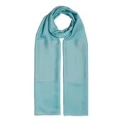 Apaszki i szaliki damskie - Szal damski Guess chusta apaszka cienka logo z jedwabiem - miniaturka - grafika 1