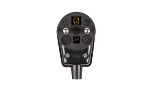 Schneider Electric Wtyczka z uziemieniem 16A WB-6 czarna WB605 WB605 - Gniazdka elektryczne - miniaturka - grafika 1
