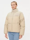 Kurtki damskie - Tommy Hilfiger Kurtka zimowa New York WW0WW39748 Beżowy Relaxed Fit - miniaturka - grafika 1