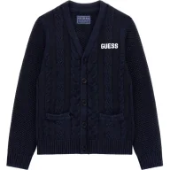 Swetry dla chłopców - Guess Kardigan Regular Fit - miniaturka - grafika 1