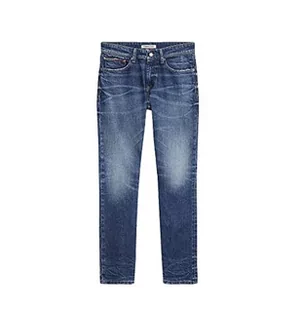 Tommy Jeans Spodnie męskie, Dżinsowa średnia, 33W / 34L - Spodnie męskie - miniaturka - grafika 1