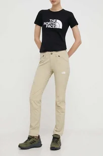 The North Face spodnie outdoorowe Speedlight kolor beżowy NF0A7Z8APIT1 - Spodnie sportowe damskie - miniaturka - grafika 1