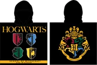 Okrycia kąpielowe dla dzieci - Ponczo Z Kapturem 55X110Cm Harry Potter Hogwarts - miniaturka - grafika 1