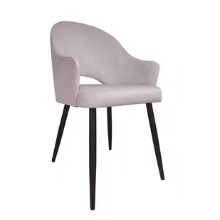 Atos Krzesło Velvet noga czarna MG55 - Krzesła - miniaturka - grafika 1