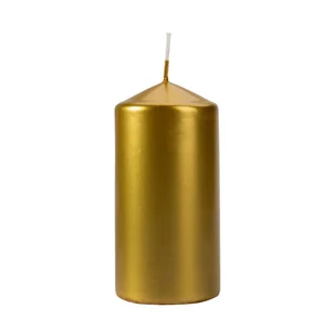 Bispol Świeca walec SW60/120-213, ZŁOTY METALIK, 1 szt 5906927350097 - Świece - miniaturka - grafika 2