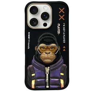 Etui NIMMY Cool&Cute 2.0 Monkey do Apple iPhone 16 Pro Max Czarny - Etui i futerały do telefonów Etui NIMMY Cool&Cute 2.0 Monkey do Apple iPhone 16 Pro Max Czarny - Etui i futerały do telefonów - miniaturka - grafika 1