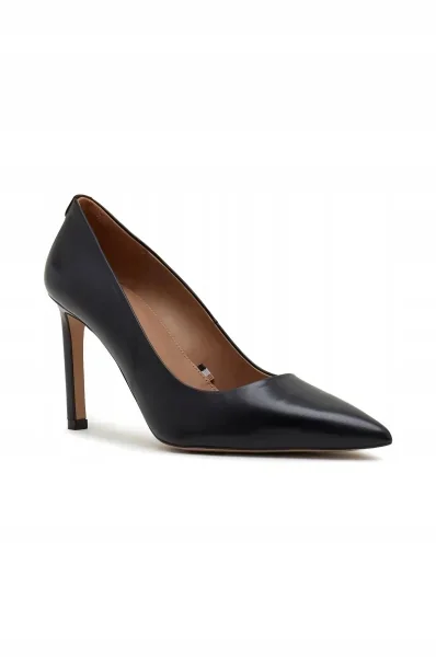 BOSS BLACK Skórzane szpilki Janet Pump 36