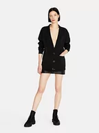 Bluzy damskie - Sisley bluza damska, czarny 100, S - miniaturka - grafika 1