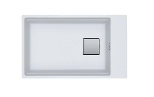 Franke Kubus 2 - Zlew zapachowy KNG 110-62, 76x46 cm, biały lód 125.0512.517 - Zlewozmywaki - miniaturka - grafika 1