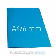 Okładki do laminatorów i bindownic - Termookładki miękkie - Thermolinen Plain (A4 pionowa) -6 mm opakowanie 10 sztuk NIEBIESKI - miniaturka - grafika 1