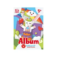 Albumy fotograficzne - Sabbiarelli Album do kolorowania piaskiem Jednorożce 5l+ SABBIARELLI 1289-0 - miniaturka - grafika 1