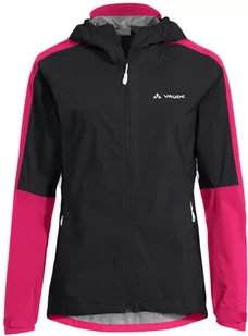 VAUDE VAUDE Moab II Rain Jacket Women, black EU 38 | S 2021 Kurtki MTB 422900100380 - Pozostała odzież dla rowerzystów - miniaturka - grafika 1