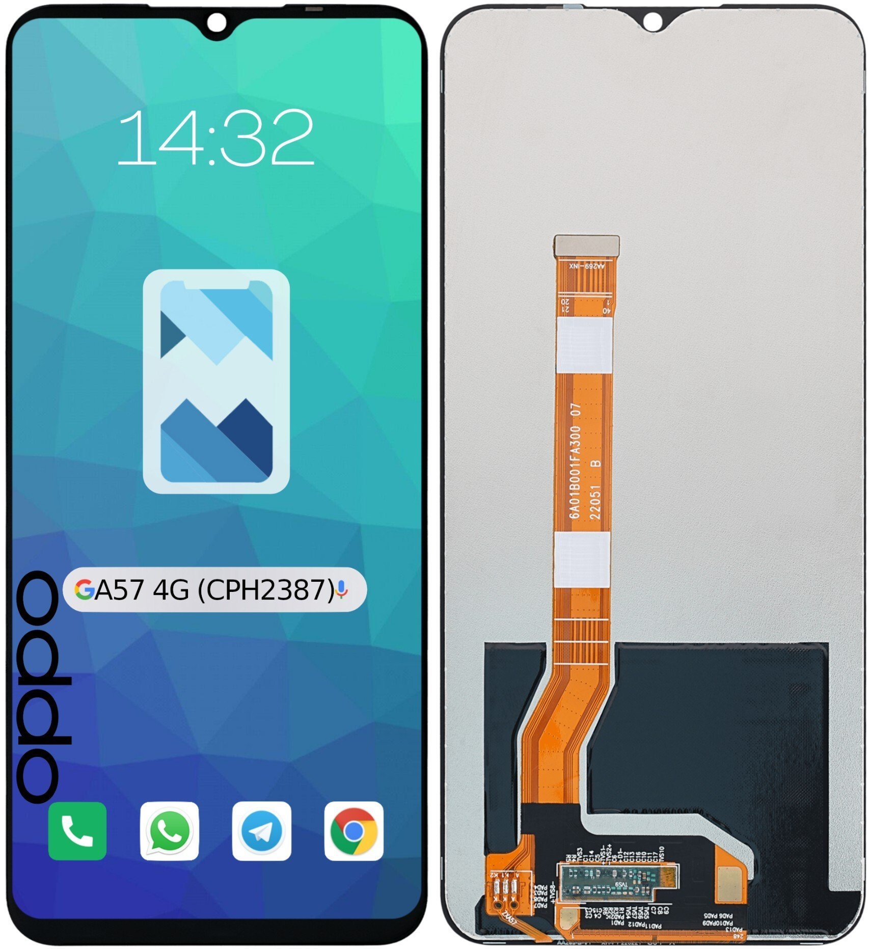 Wyświetlacz LCD Ekran do Oppo A57 4G CPH2387