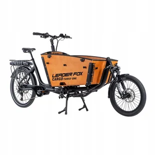 Rower elektryczny Leader Fox Cargo Family One KOSZ TRANSPORTOWY - Rowery elektryczne - miniaturka - grafika 1