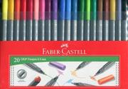 Cienkopisy - Faber Castell Zestaw cienkopisów Grip 20 sztuk w etui - miniaturka - grafika 1