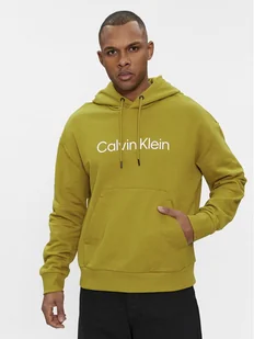 Calvin Klein Bluza Hero K10K111345 Zielony Regular Fit - Bluzy męskie - miniaturka - grafika 1