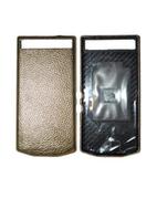 Etui i futerały do telefonów - Blackberry Etui Porsche Design Leather Battery Door Cover P9982 grain gold - miniaturka - grafika 1